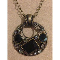 Brass Multi Gem Pendant* - Thumbnail 1