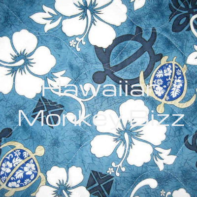 "teal - flower turtles" hawaiian car seat covers - front & back!