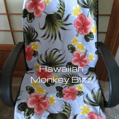 "light blue - plumerias" hawaiian car seat covers - 2pc (bark cloth)!