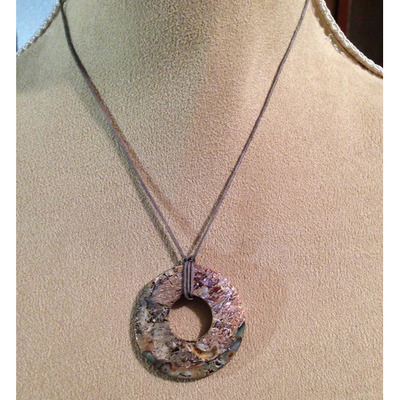 Multi color o ring necklace