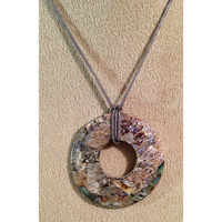 Multi color O ring necklace - Thumbnail 1