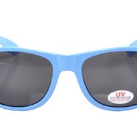 T.I.T.S. Brand Sunglasses Retro Frame Tinted Shades Blue - Thumbnail 1