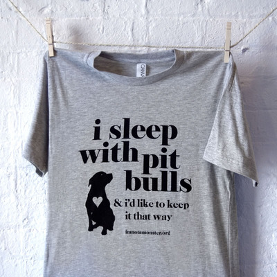 I sleep with pit bulls