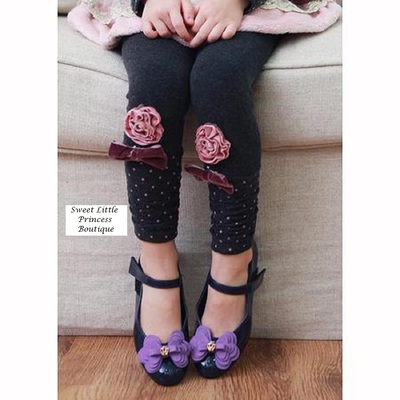 Children's clothing child baby legging female child trousers 100% cotton autumn and winter 