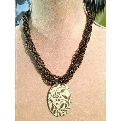 Multi Chain entertained with Flower pendant