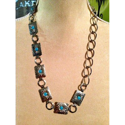 Turquoise-Silver Necklace*