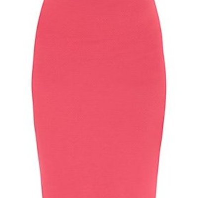 Coral texture pencil skirt - Thumbnail 3