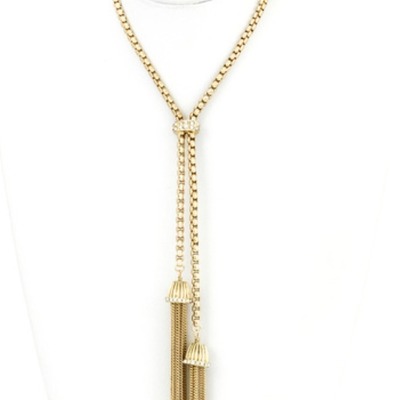 Tanya tassel necklace