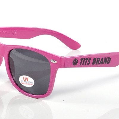 T.i.t.s brand sunglasses retro frame tinted shades fuschia/pink/purple