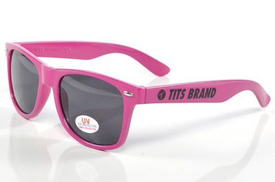 T.I.T.S Brand Sunglasses Retro Frame Tinted Shades Fuschia/Pink/Purple