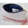 Grace & Polka Dots Wristlet (Pink & Navy) - Thumbnail 1