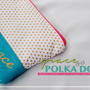 Grace & Polka Dots Wristlet (Turquoise & Pink) - Thumbnail 2