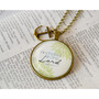 "Anchored in the Lord" Scripture Pendant Necklace (Green) - Thumbnail 1