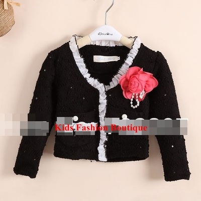 Girls elegant 2-pieces dress & jacket outfit