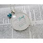 "Commit to the Lord..." Scripture Pendant Necklace  - Thumbnail 4