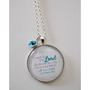 "Commit to the Lord..." Scripture Pendant Necklace  - Thumbnail 2