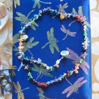 Pain Management Necklace Crystal Healing with Light Language Grid - Thumbnail 1