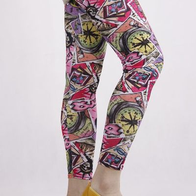 Road trip graphic tights