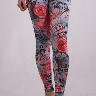 Rose tights with nonsense words