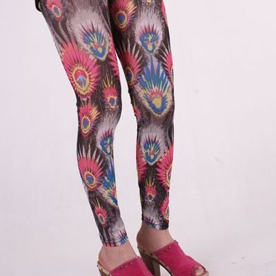 Peacock tights
