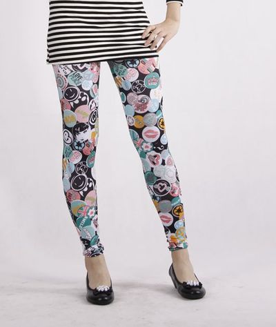 Random button tights