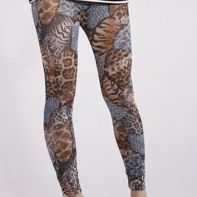 Random vintage animal print tights