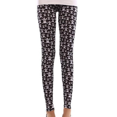 Skull & crossbones tights