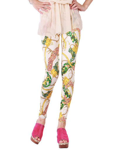 Scarves & chains tights