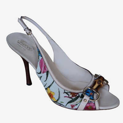 Gucci bamboo heels
