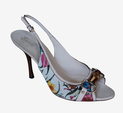 Gucci bamboo heels