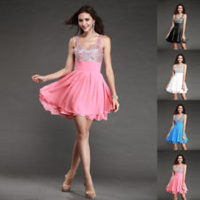 Sexy elegant short dress size 2-16