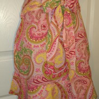 YR Original Apron - Half Pink Paisley  - Thumbnail 2