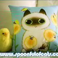 Dandelion Cat Pillowcase - Thumbnail 1