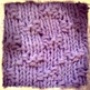 Lavender Knitted Cowl - Thumbnail 1