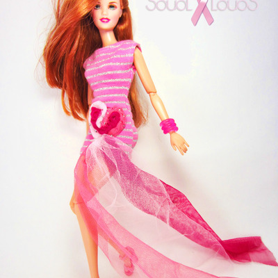 Pink positive - chest to heart