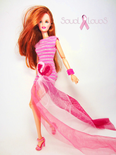 Pink positive - chest to heart