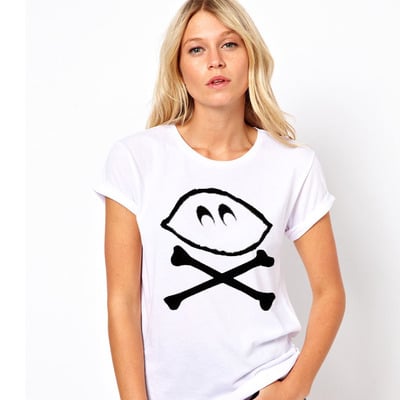 Lemonhead logo ladies tee 