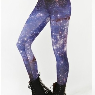 Subdued starry cosmic tights