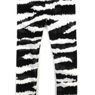 Wide zebra stripe tights (2 colors)