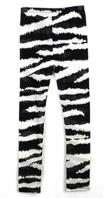 Wide zebra stripe tights (2 colors)