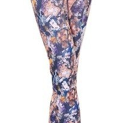 Subdued splatter tights