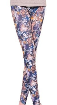 Subdued splatter tights