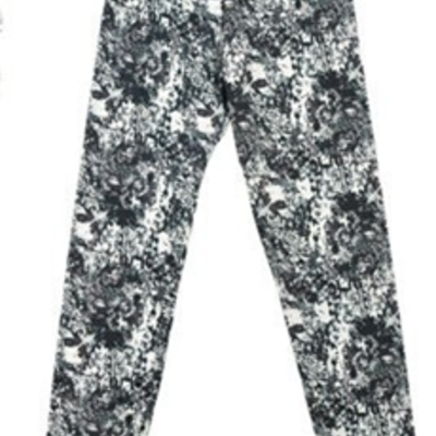 Black & white camo tights