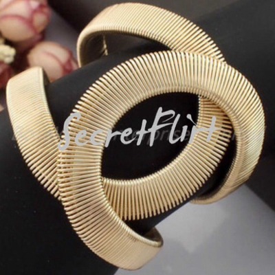 Opened cuff bangles bracelets  - Thumbnail 3