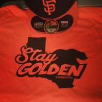 Orange Stay Golden Tee - Thumbnail 2