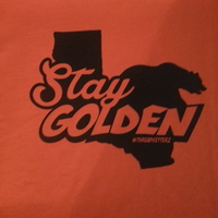 Orange Stay Golden Tee - Thumbnail 1