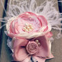Sweet Angel Couture Glamorous Pink and Cream Headband-2