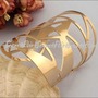 Geometric Large Opened Cuff Bangles-1
