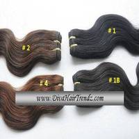 Three [3 BUNDLES] 22", 24" & 26" Highest Grade!**Grade 7A** Sassy Brazilian Remy Body Wave Hair [Colors #1, 1B, 2 & 4 Available!] - Thumbnail 2