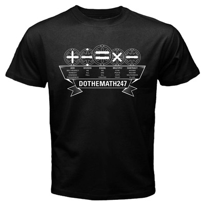 Do the math 247 black shirt